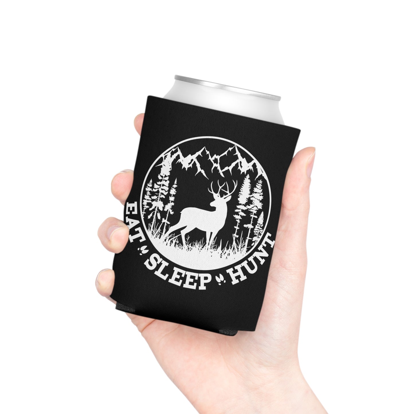 Eat Sleep Hunt Can Cooler