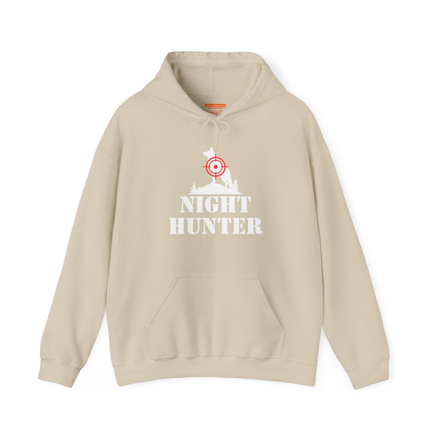 Coyote Night Hunter Red Dot Hooded Sweatshirt