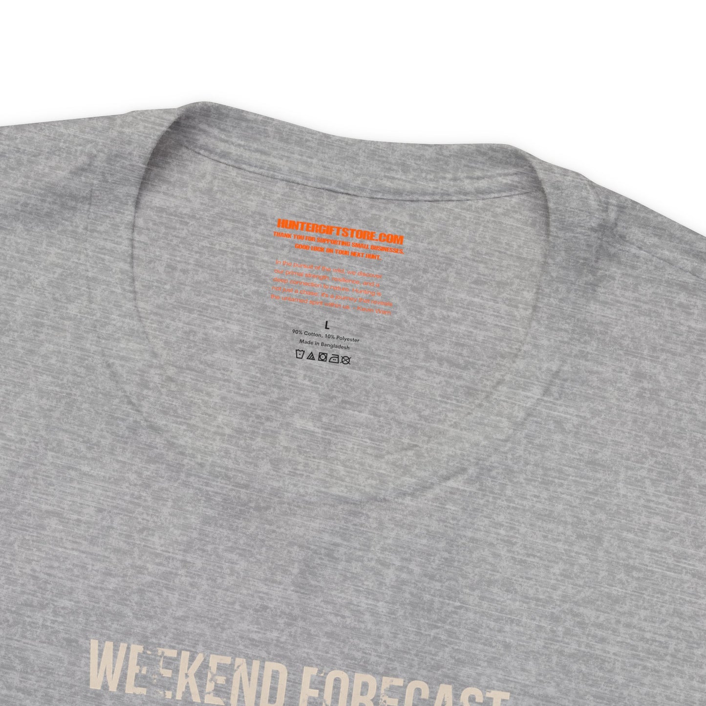 Weekend Forecast Deer Hunting With A Chance Of Beer Drinking T-Shirt