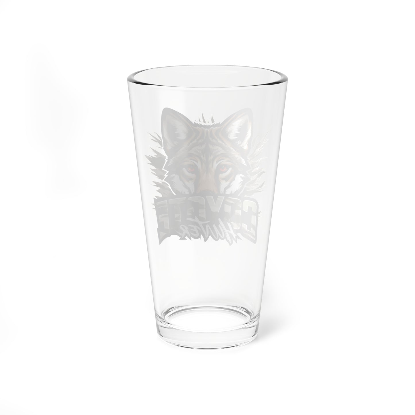 Coyote Head Hunter Pint Glass