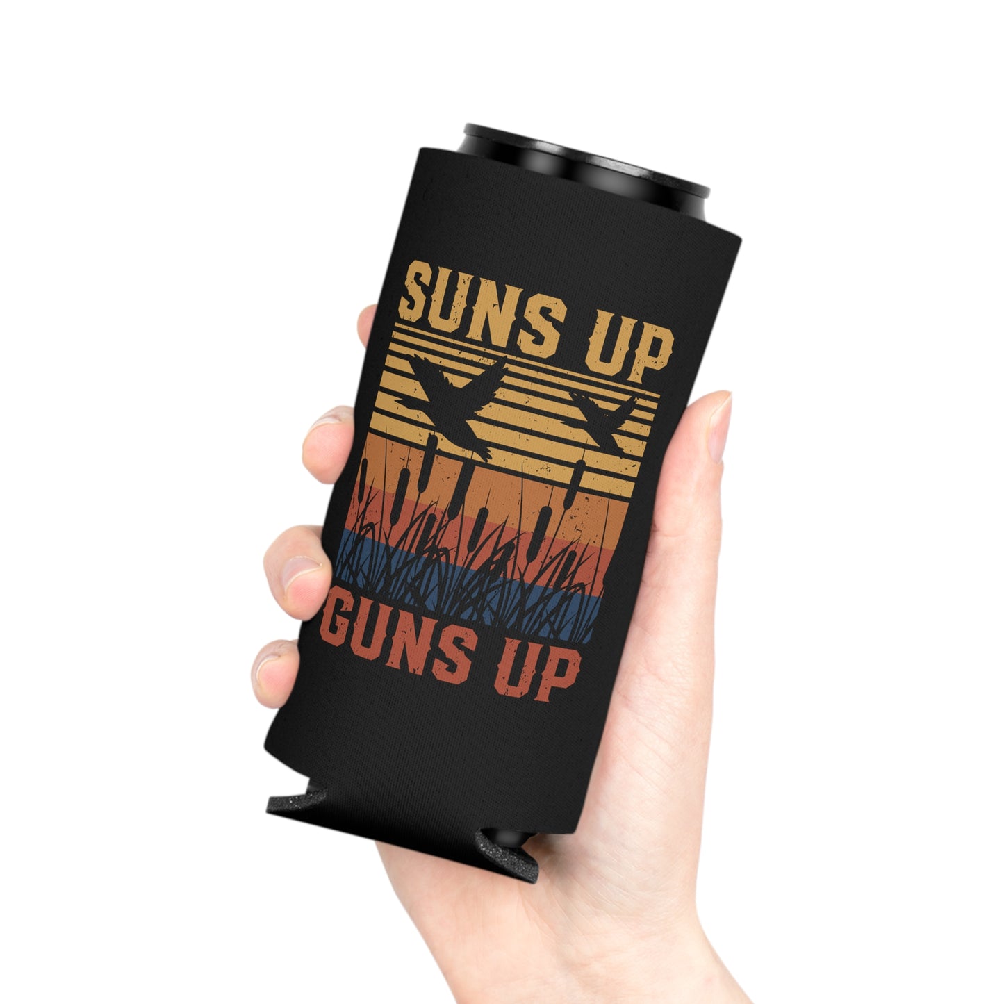 Suns Up Guns Up Can Cooler