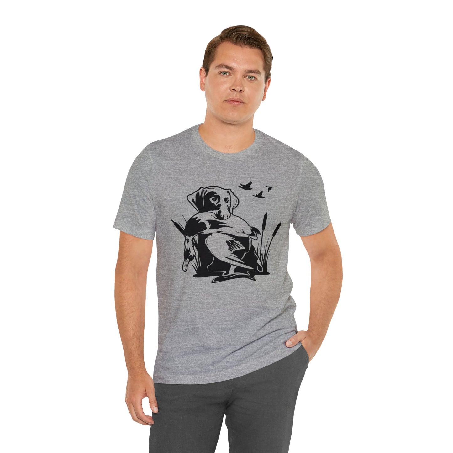 Hunting Dog with Duck T-Shirt