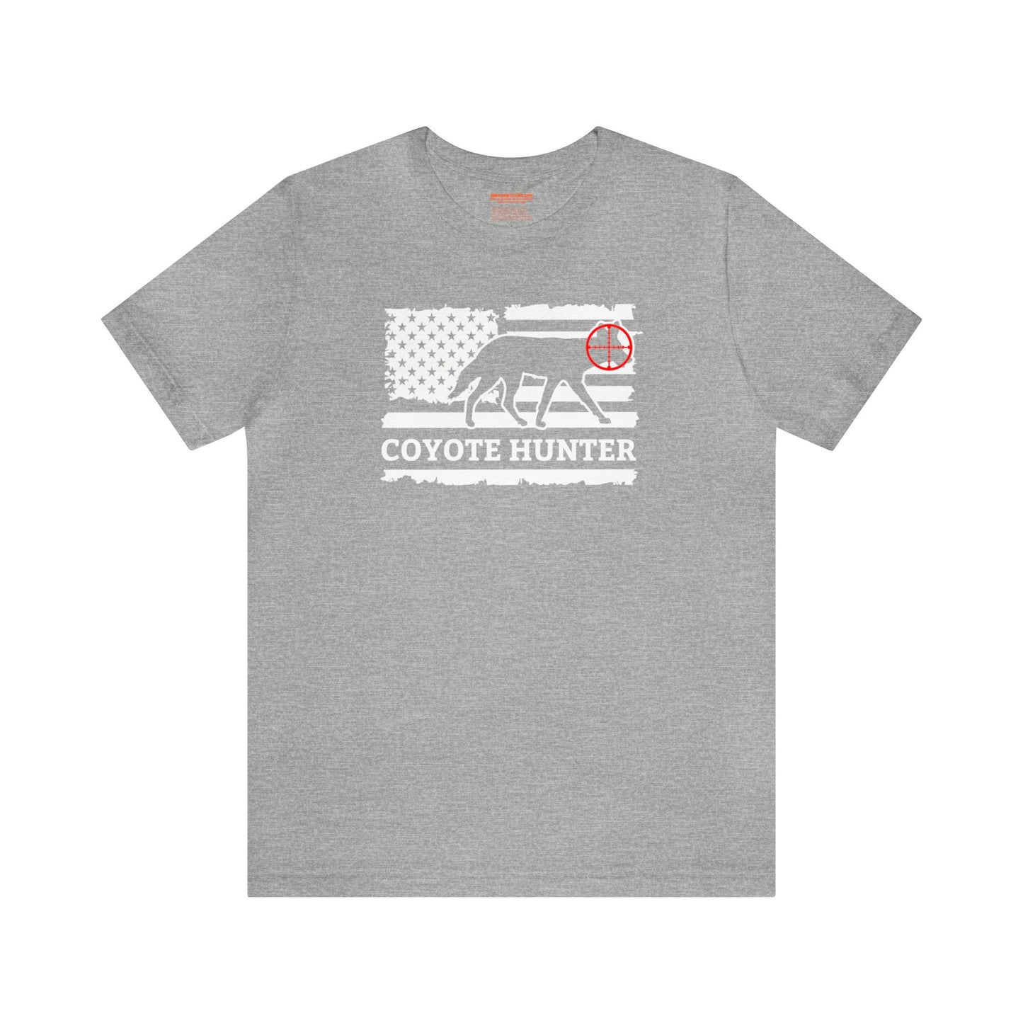 American Flag Coyote Hunter T-Shirt