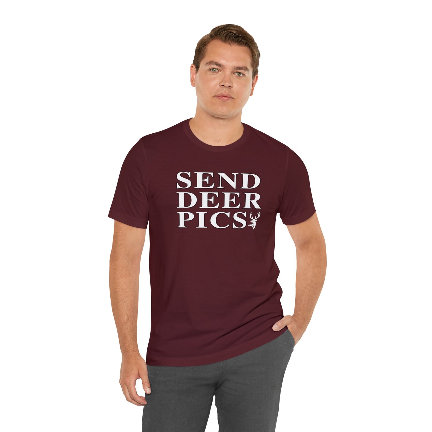 Send Deer Pics White T-Shirt