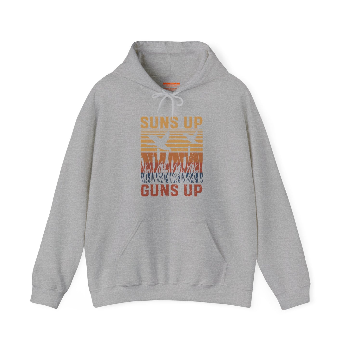 Suns Up Guns Up Duck Hunting Hooded Sweatshirt