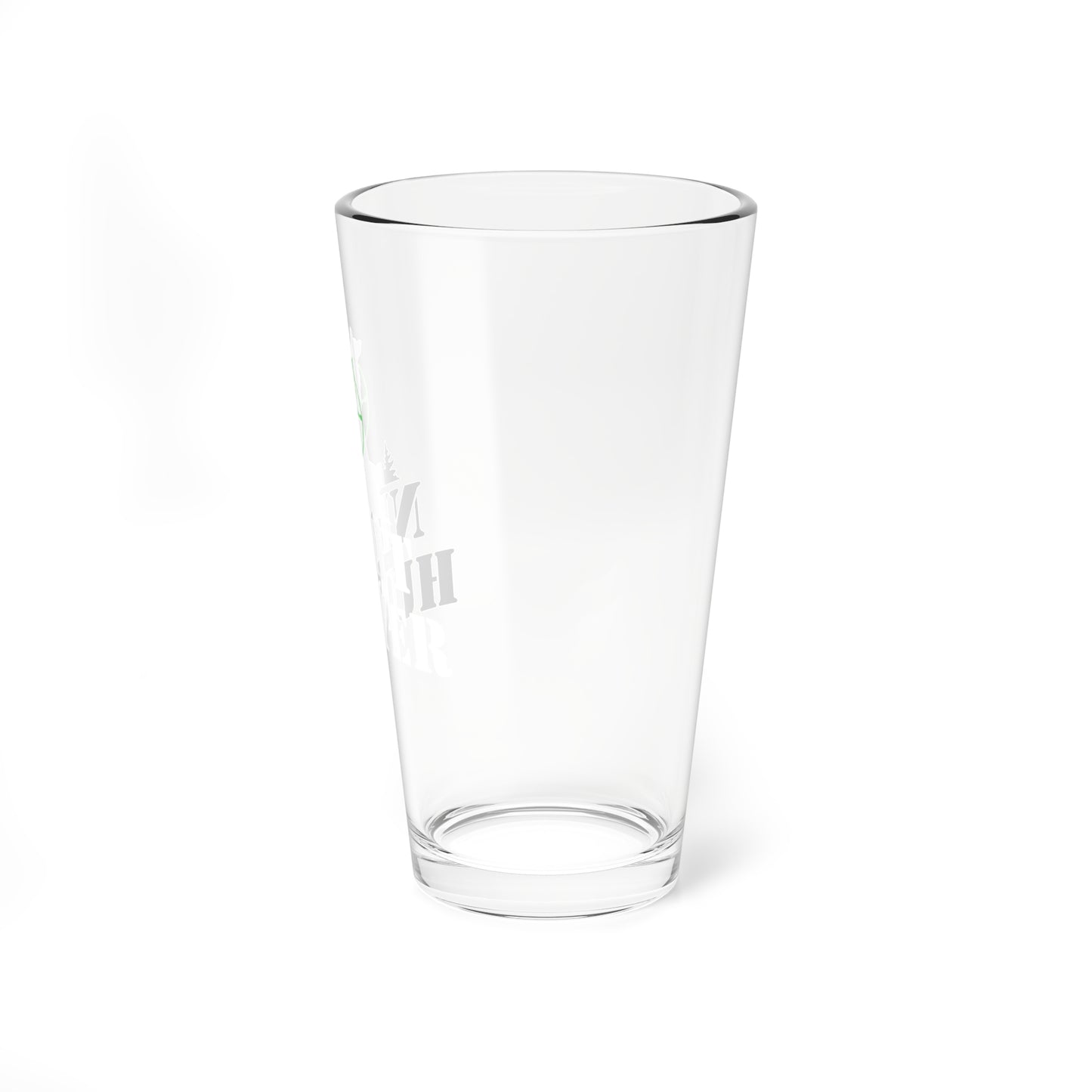 Coyote Night Hunter Green Dot Pint Glass