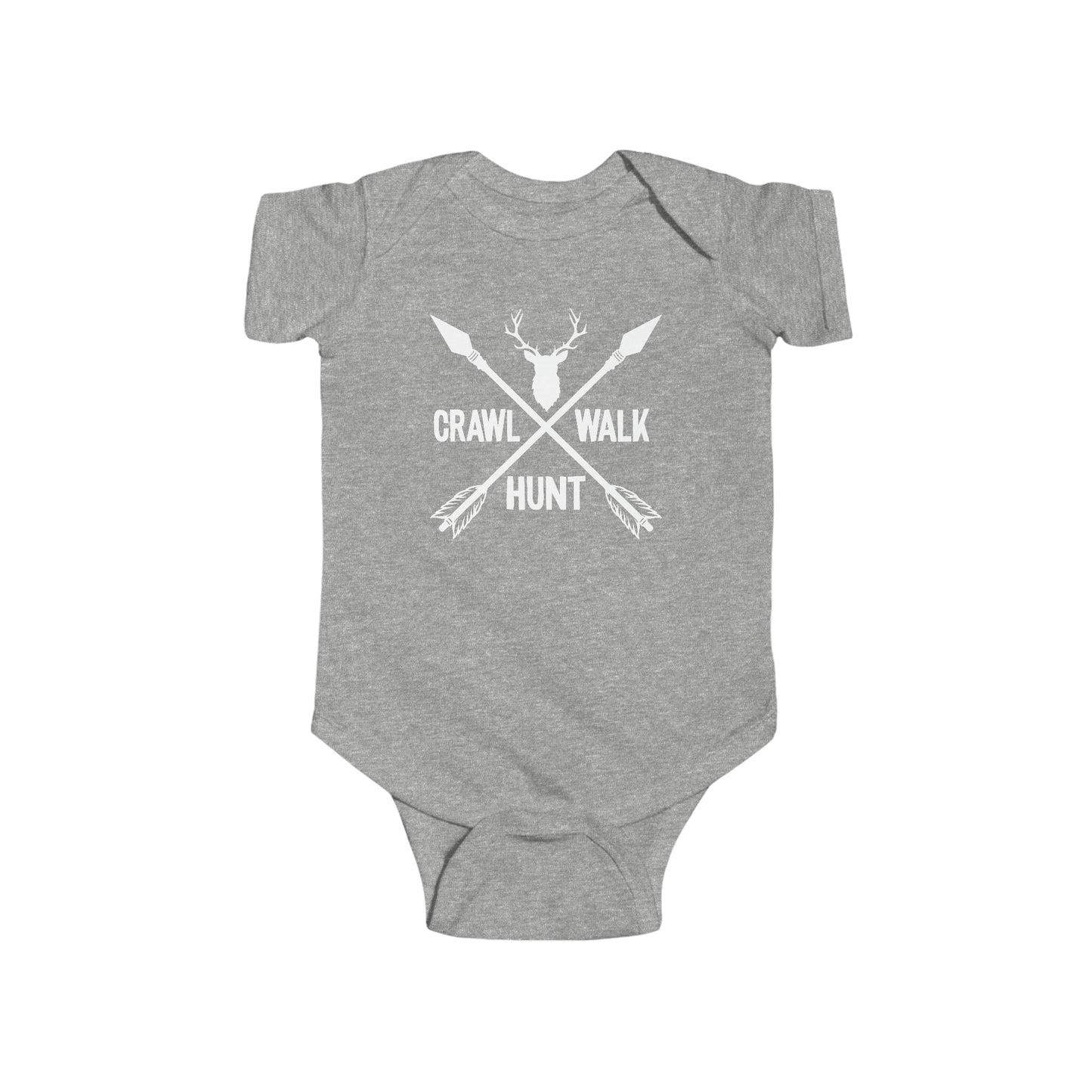 Crawl Walk Hunt Infant Fine Jersey Bodysuit