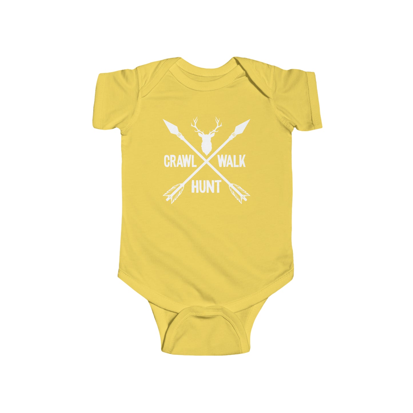 Crawl Walk Hunt Infant Fine Jersey Bodysuit