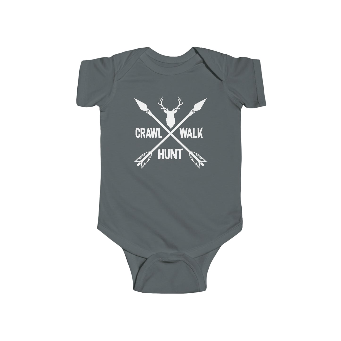 Crawl Walk Hunt Infant Fine Jersey Bodysuit