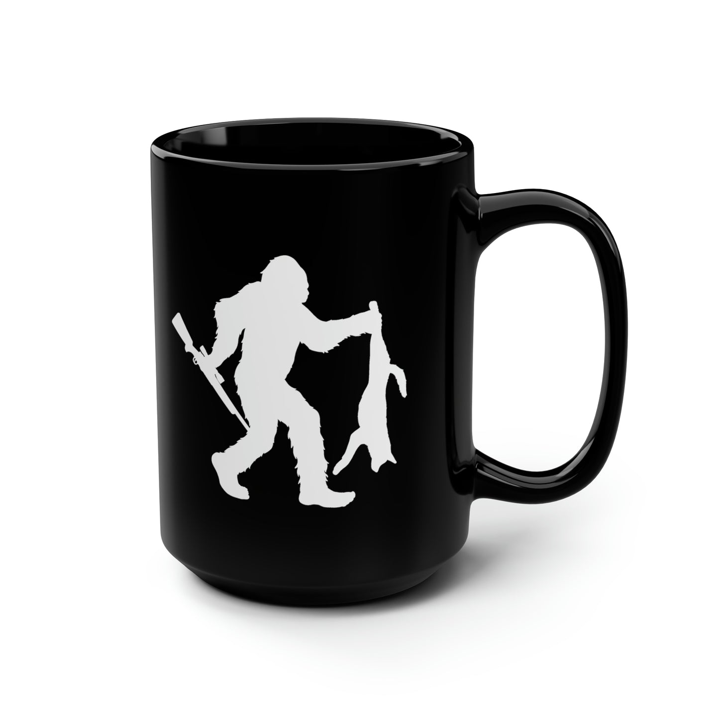 Coyote Hunting Bigfoot Mug, 15oz