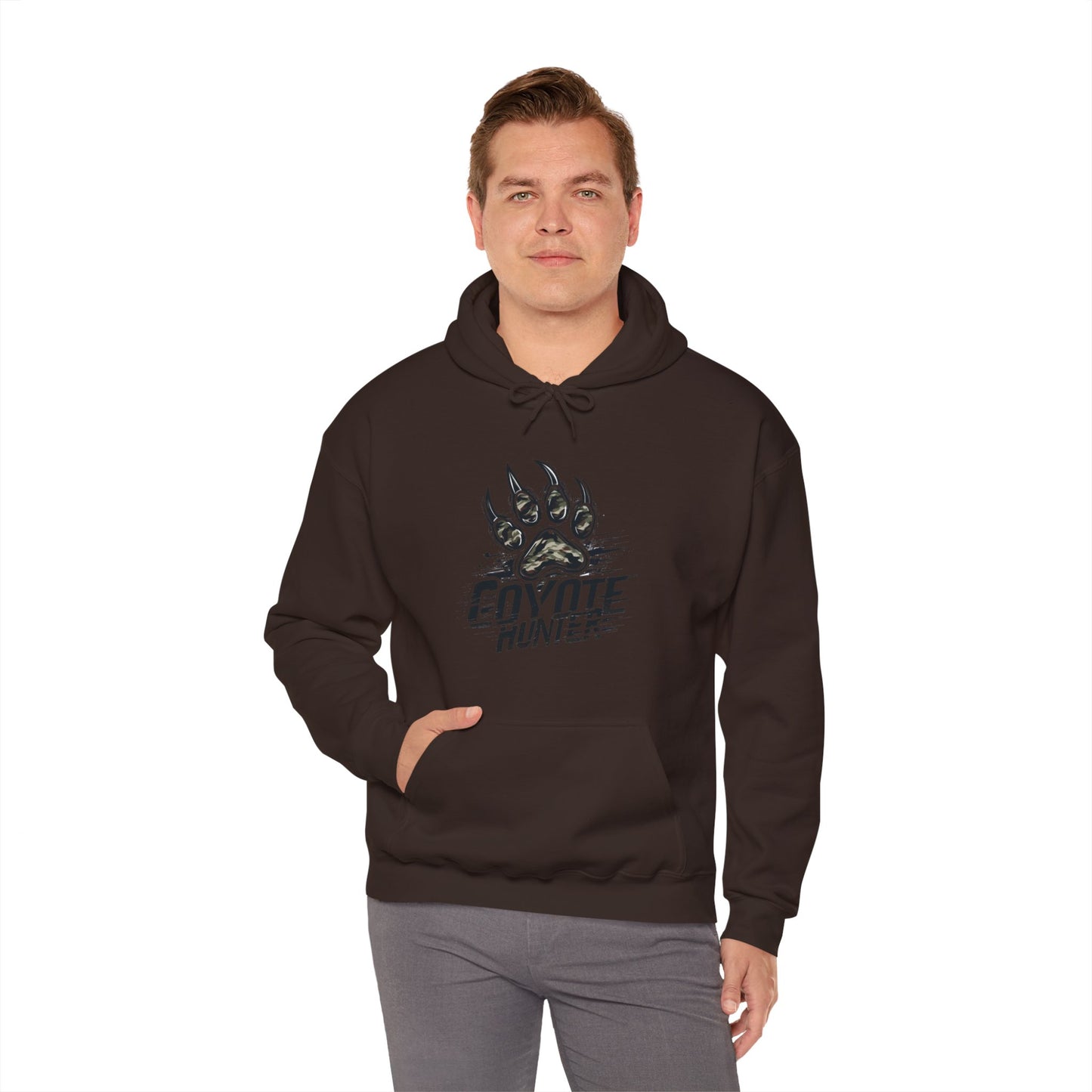 Coyote Hunter Paw Hooded Sweatshirt