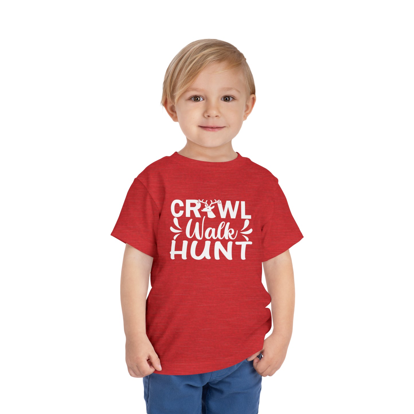 Crawl Walk Hunt Toddler T-Shirt