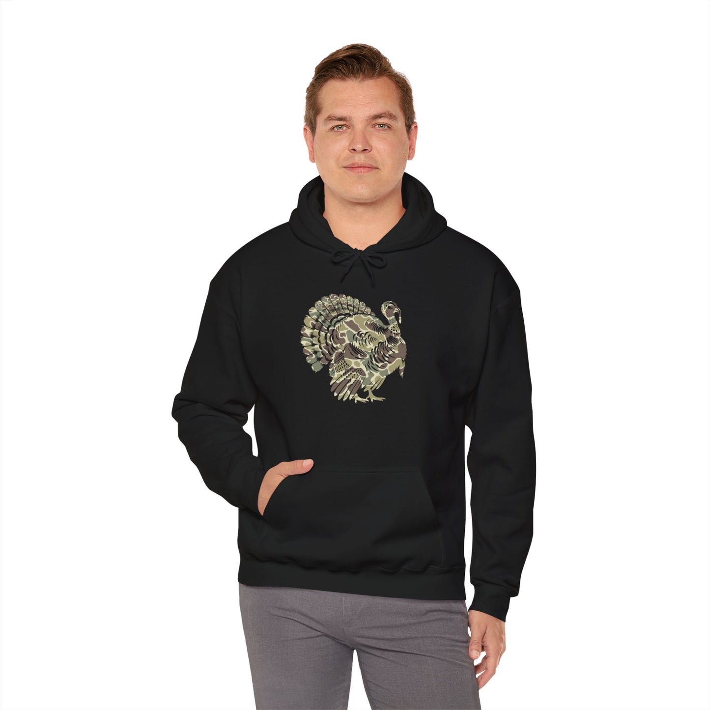 Camo Turkey  Hooded Sweatshirt