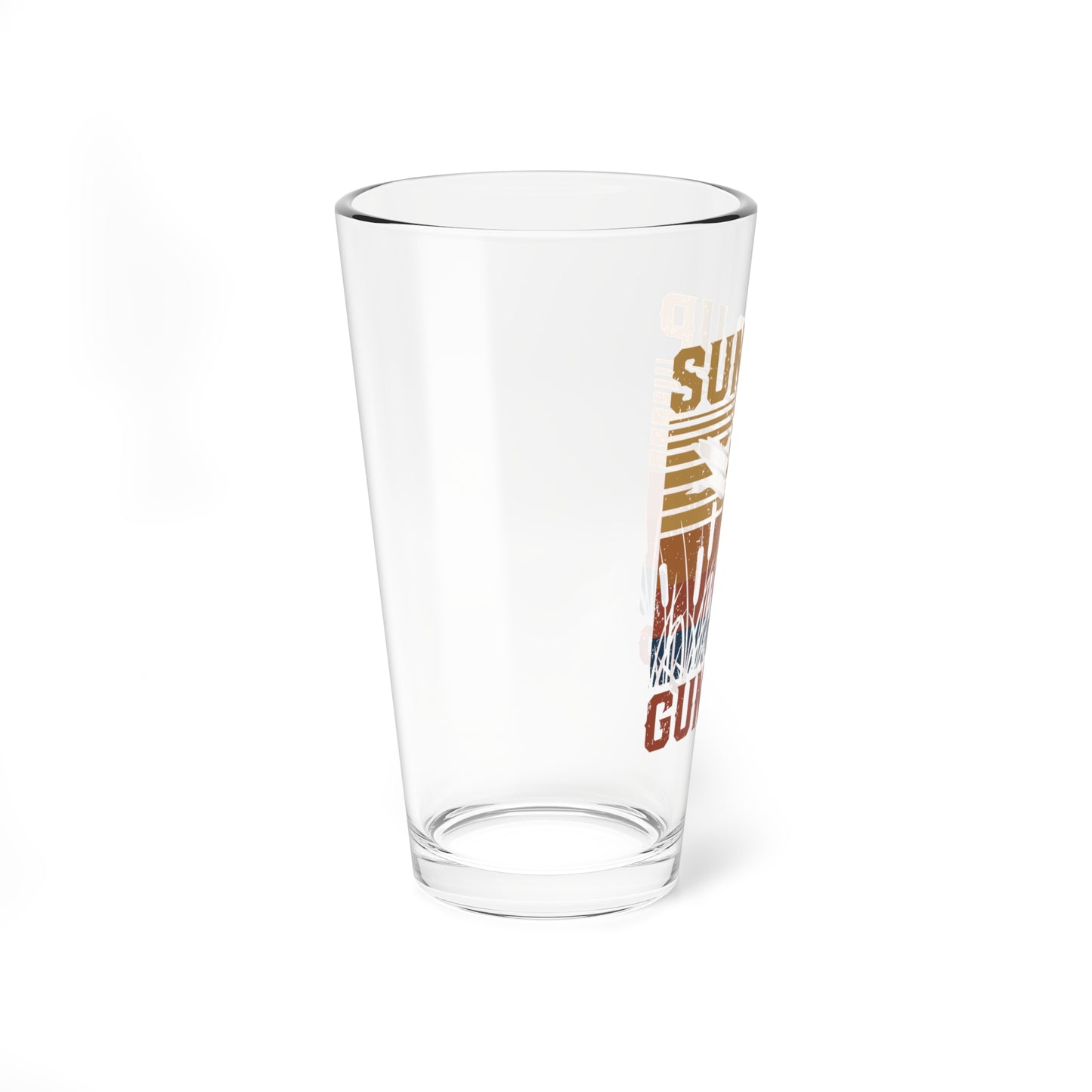 Suns Up Guns Up Duck Hunting Pint Glass