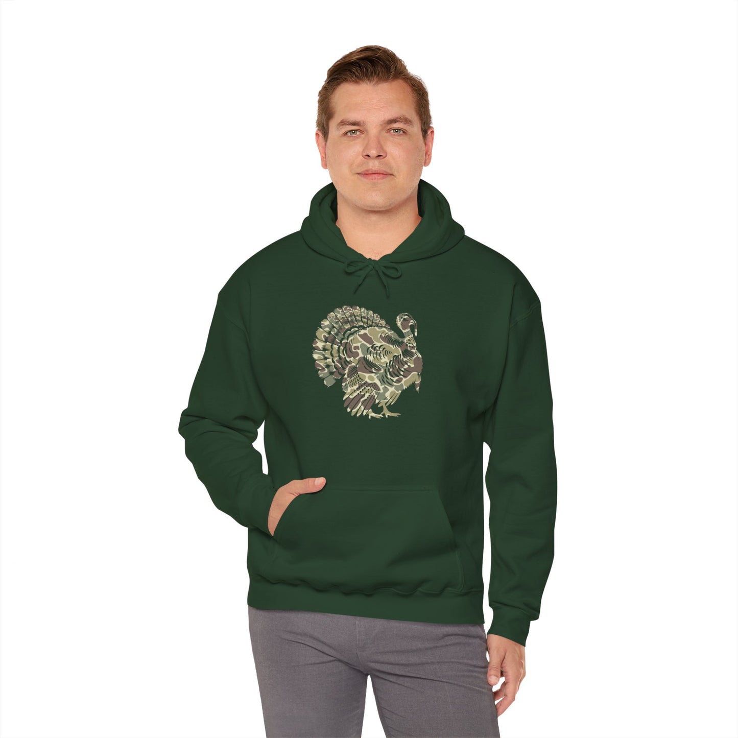 Camo Turkey  Hooded Sweatshirt