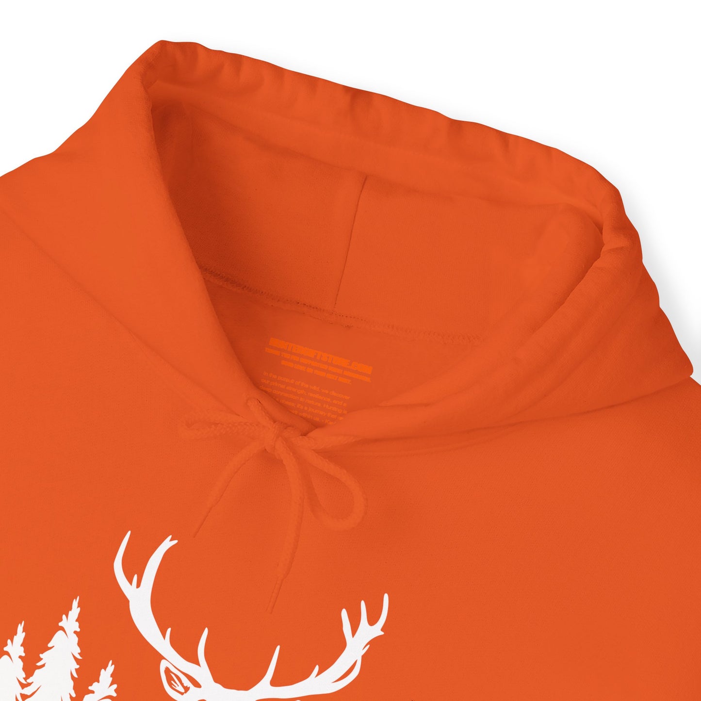 Deer Hunting Scene Hooded Sweatshirt