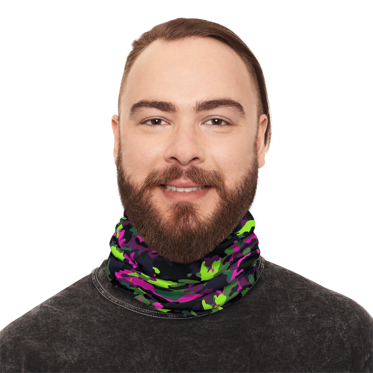 Neon Camo Neck Gaiter