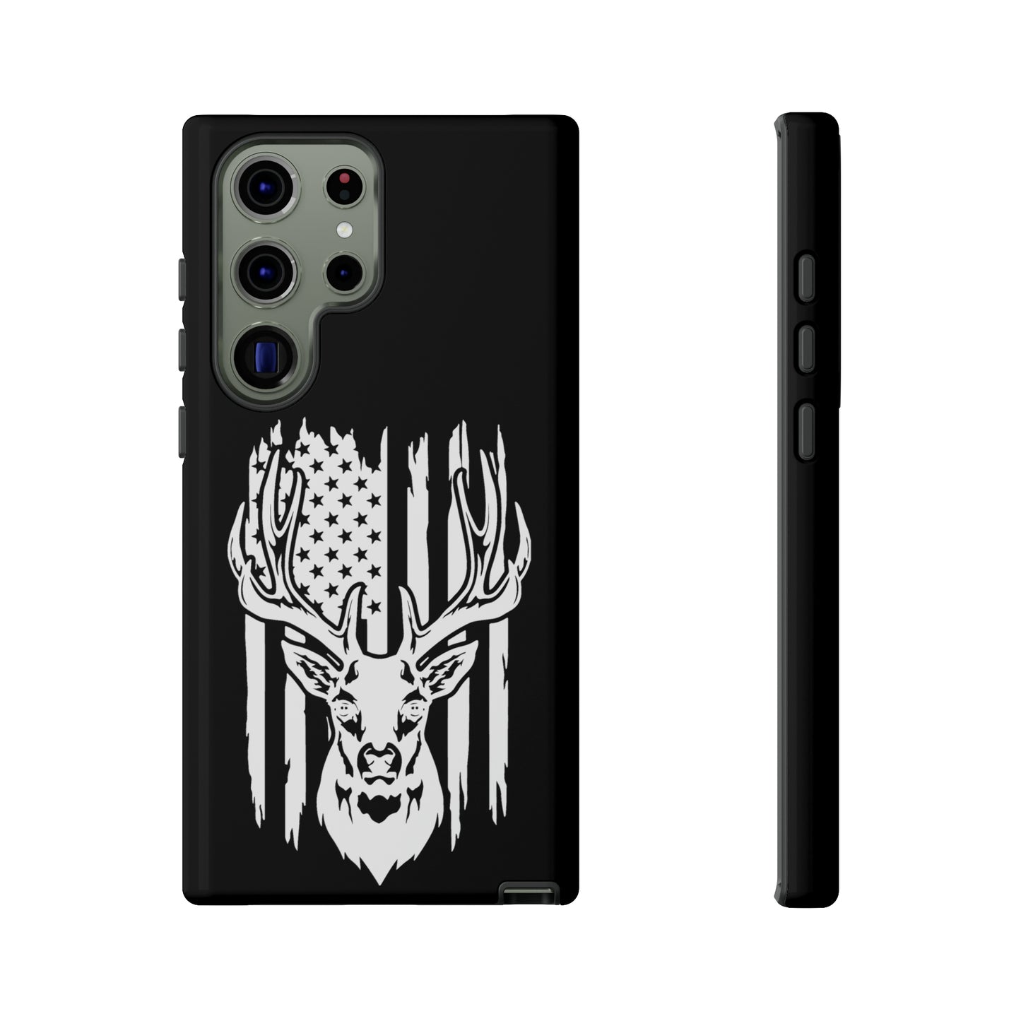 Deer Head American Flag Phone Case