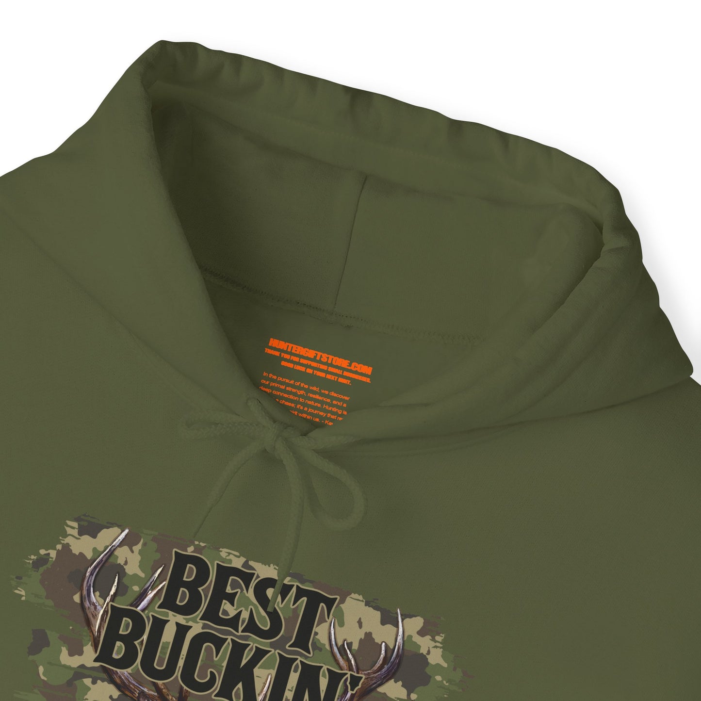 Best Buckin Dad Camo Hooded Sweatshirt