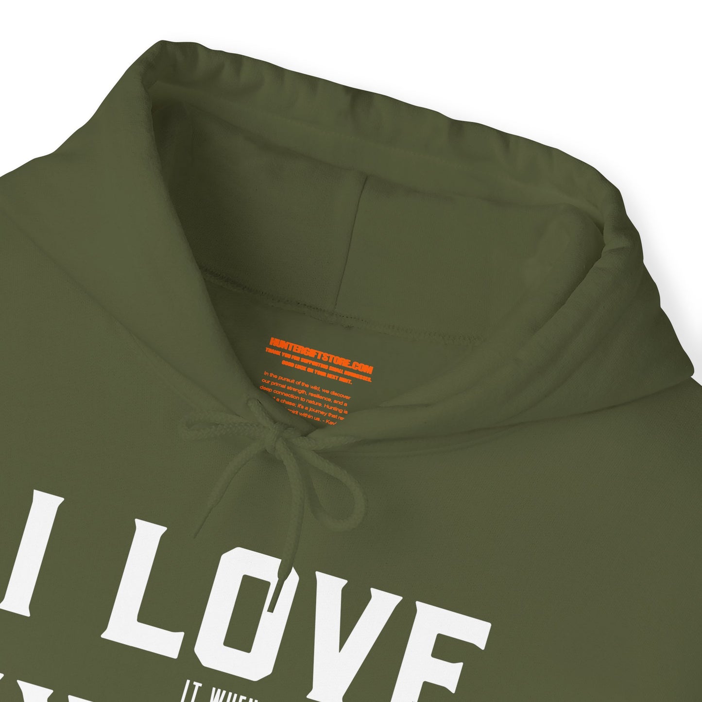 I Love My Wife Hooded Sweatshirt