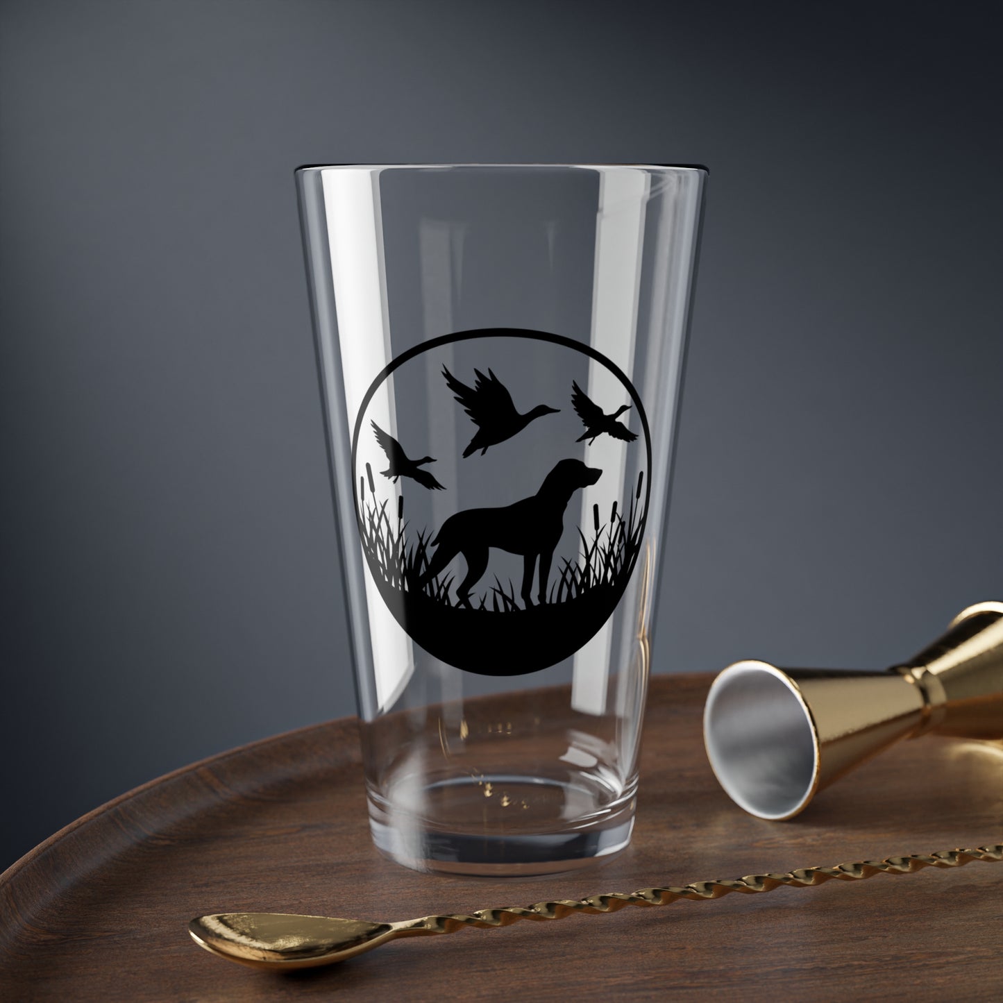 Duck Hunting Dog Pint Glass