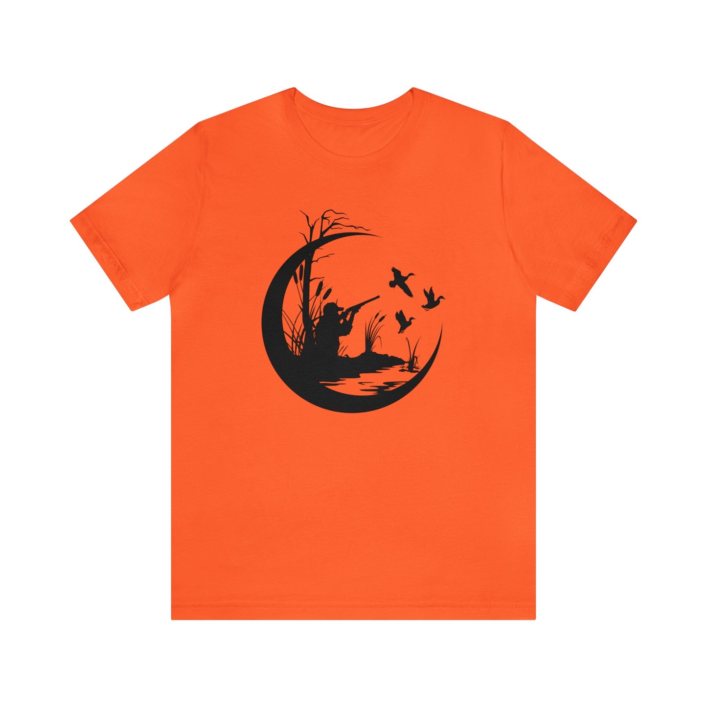 Duck Hunter Round Scene T-Shirt