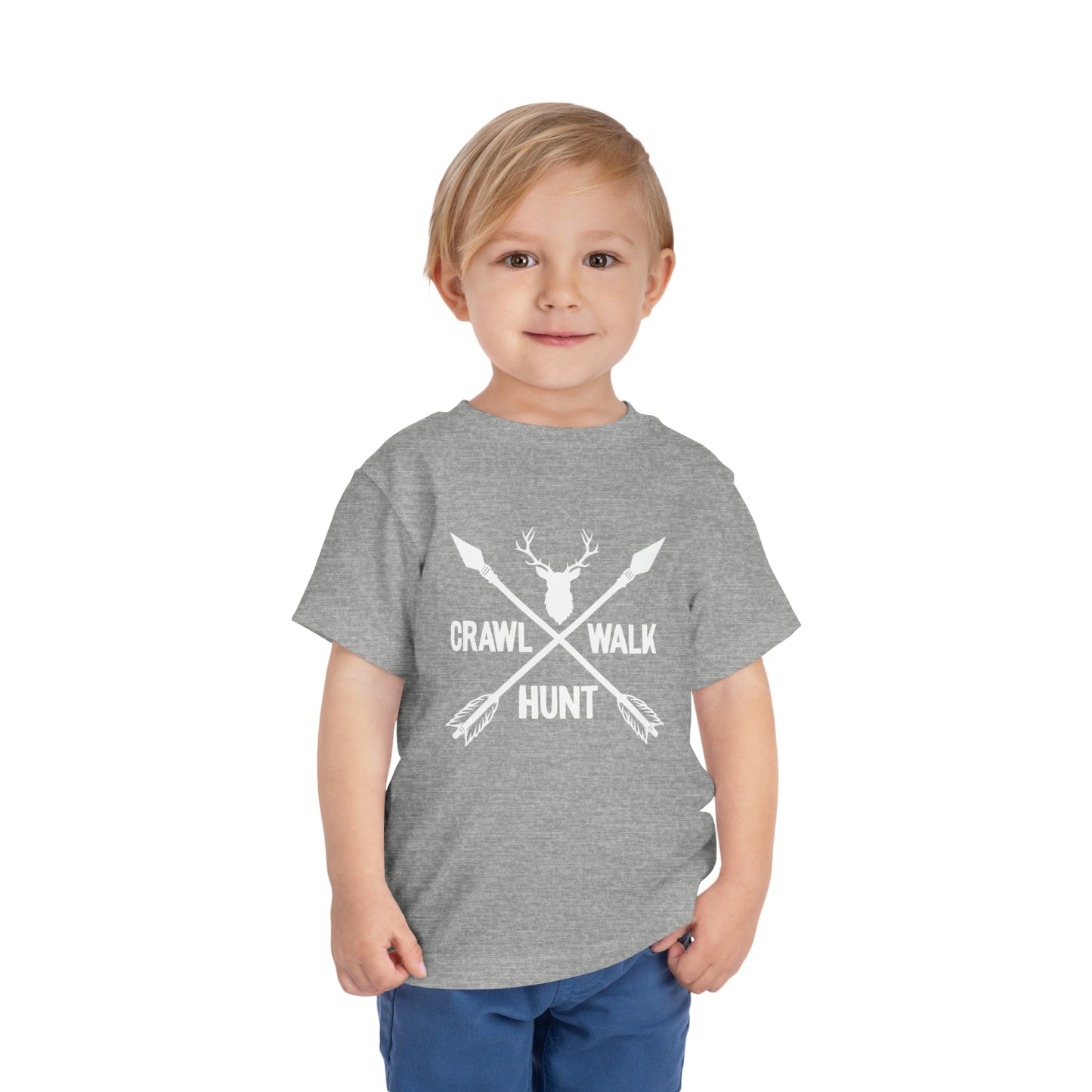 Crawl Walk Hunt Toddler T-Shirt