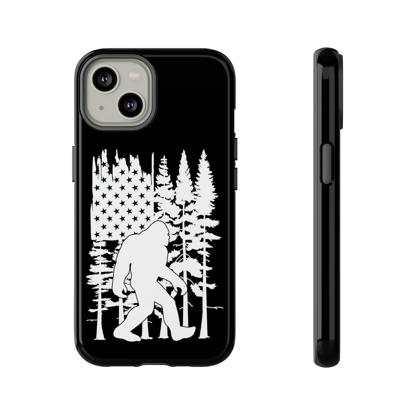 Bigfoot American Flag Phone Case