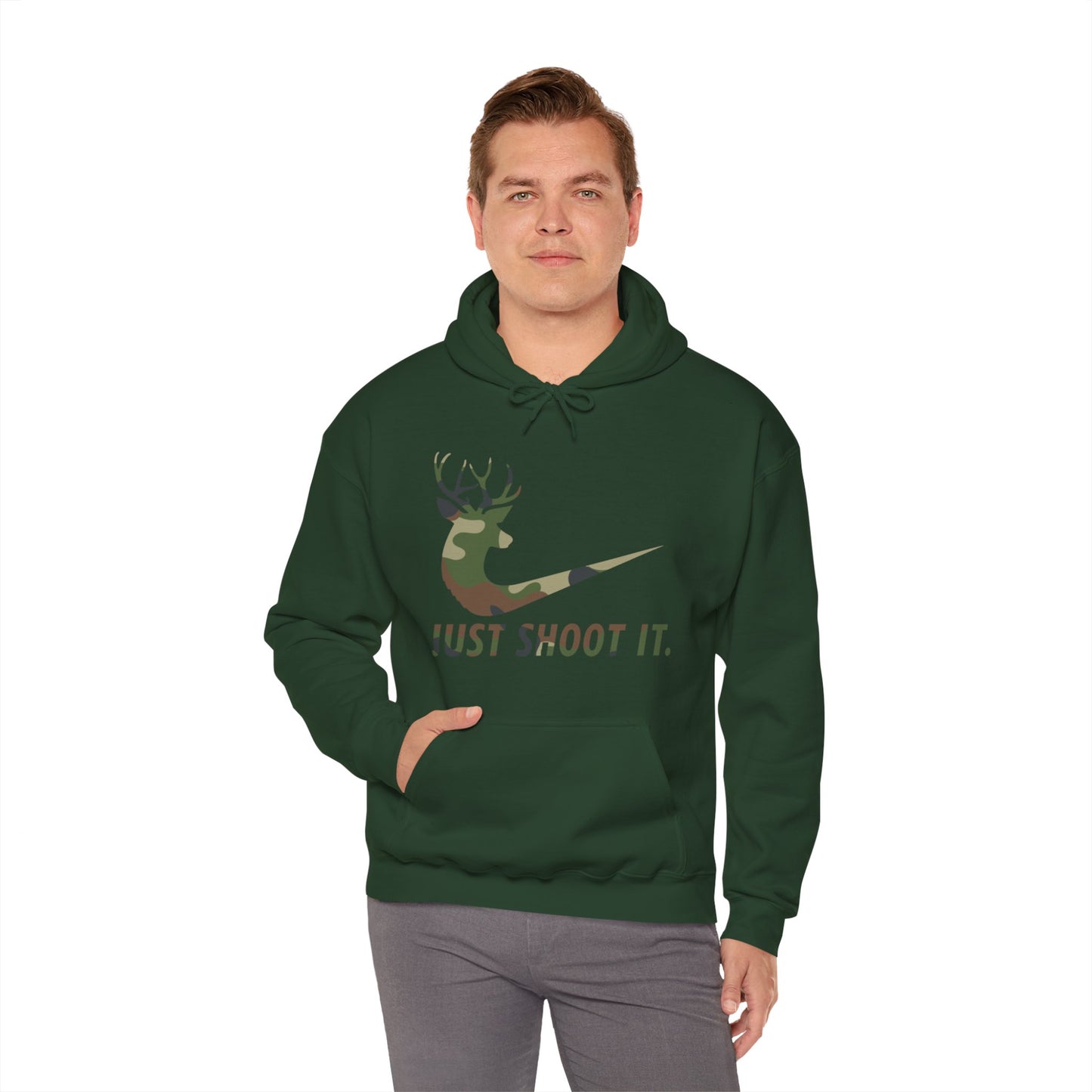 Just Shoot it Camo Hooded Sweatshirt