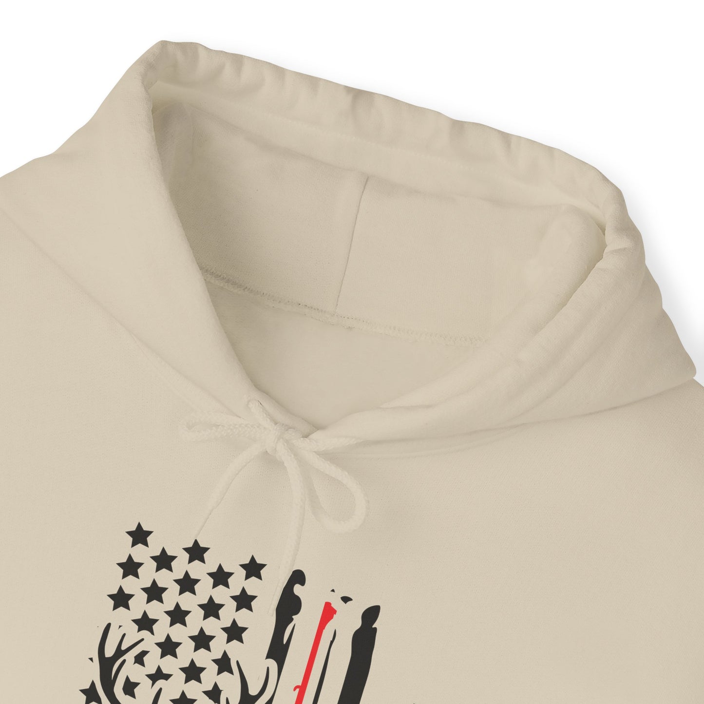 American Flag Rifle Hooded Sweatshirt