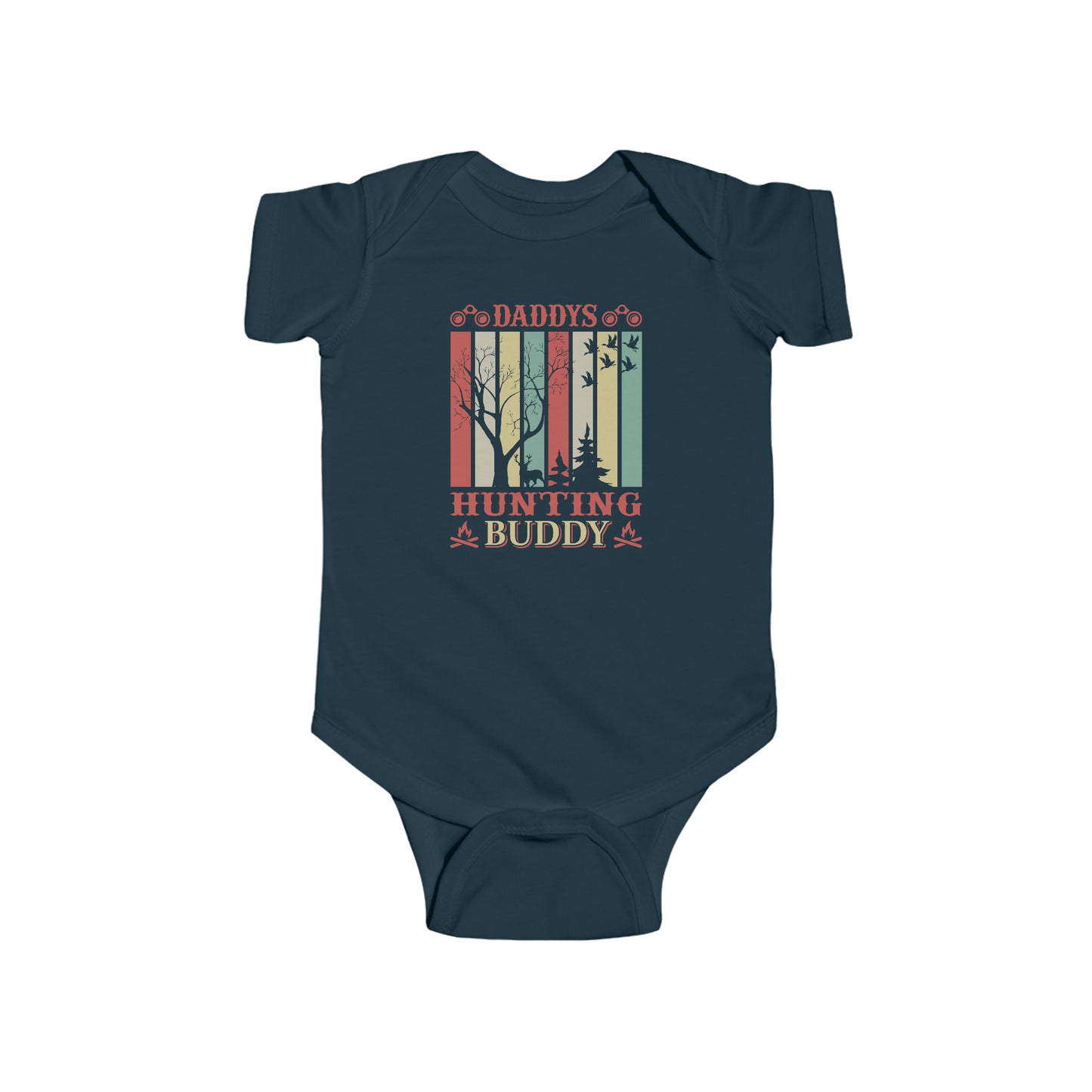 Daddy's Hunting Buddy Infant Fine Jersey Bodysuit