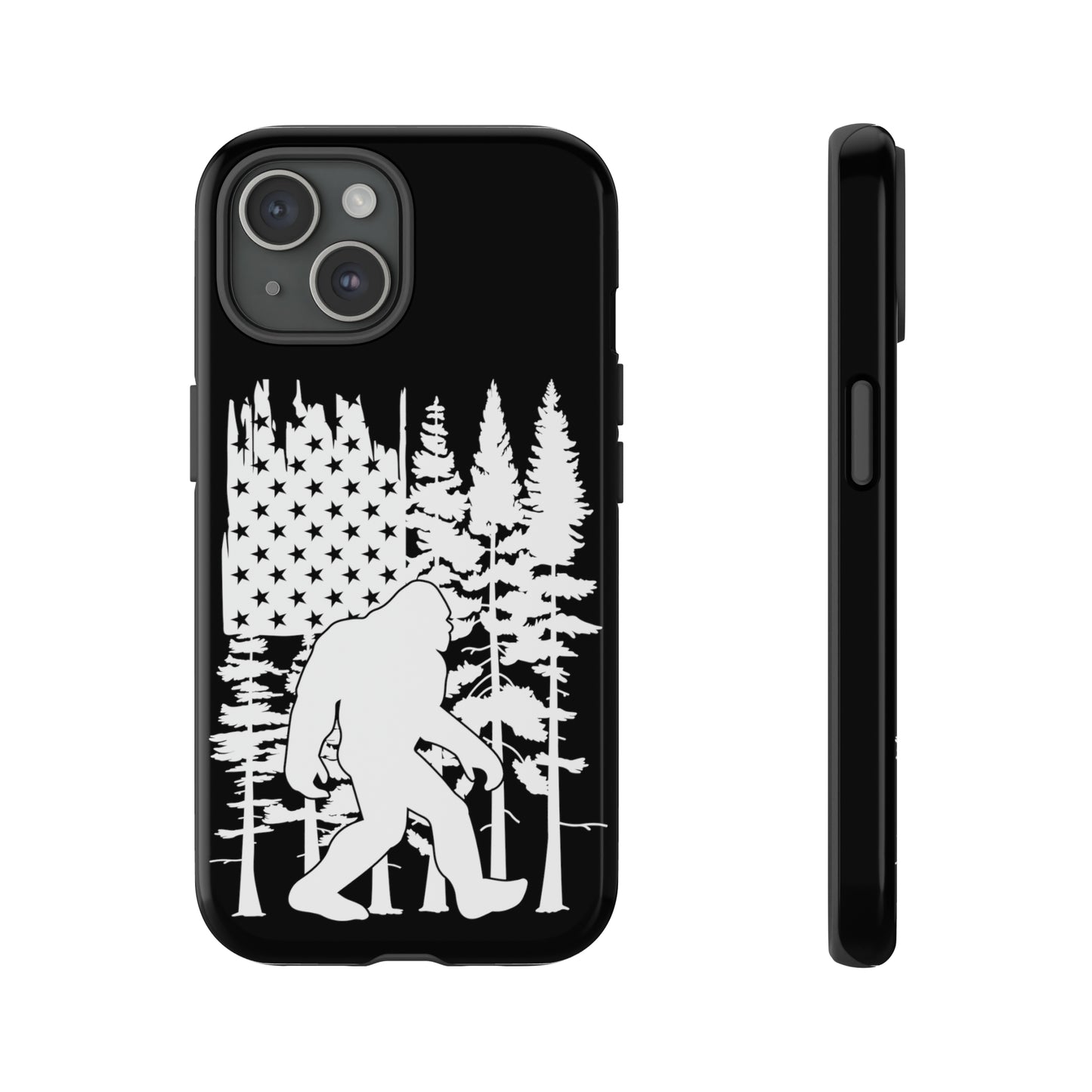 Bigfoot American Flag Phone Case