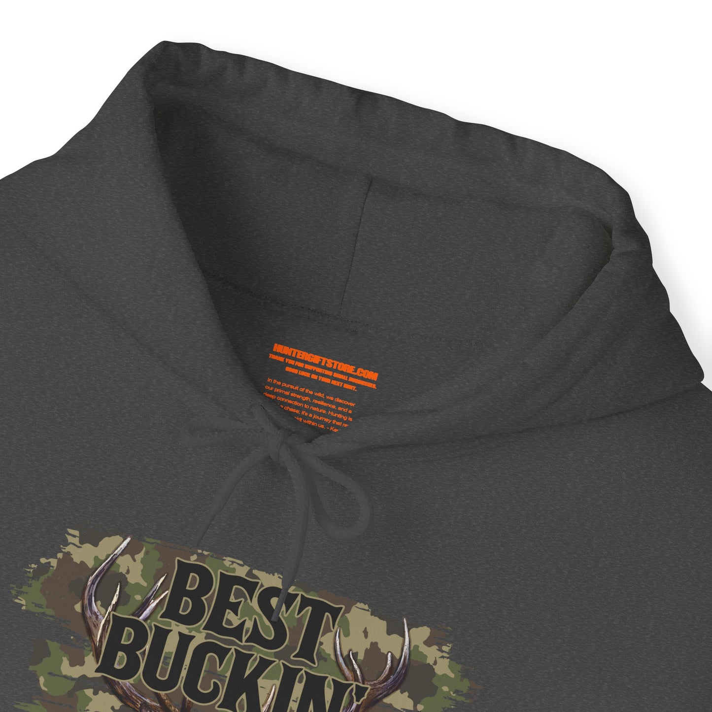 Best Buckin Dad Camo Hooded Sweatshirt