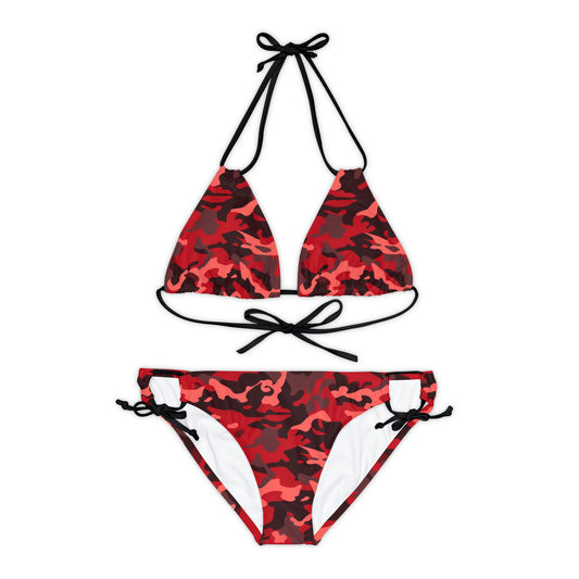 Red Camo Bikini