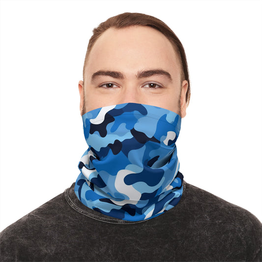 Blue Camo Neck Gaiter