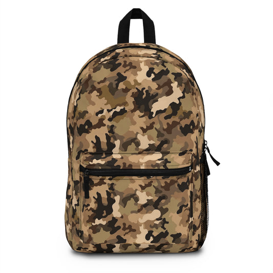 Brown Camo Backpack