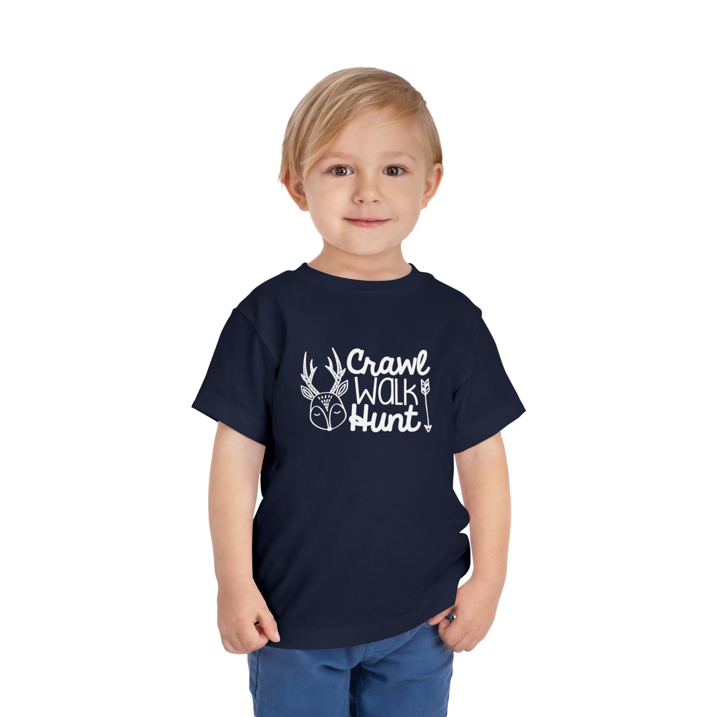 Crawl Walk Hunt Toddler T-Shirt