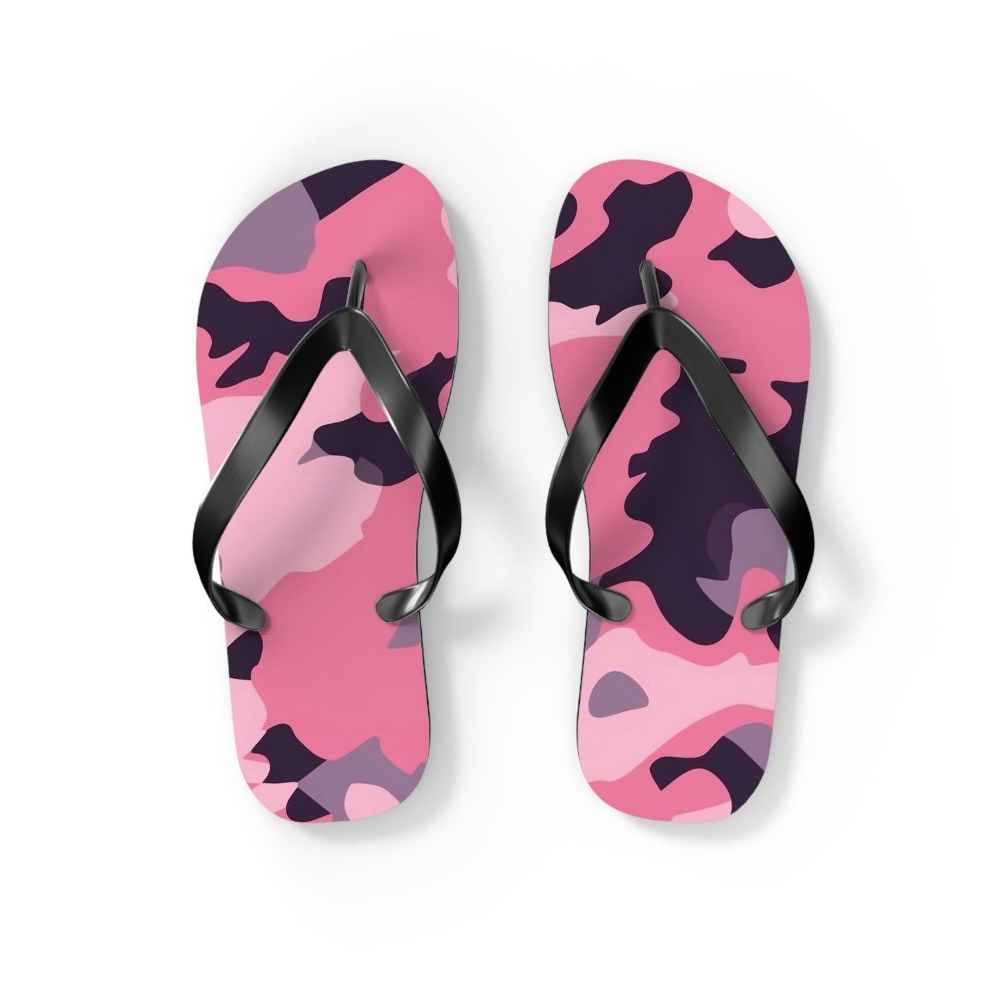 Pink Camo Flip Flops