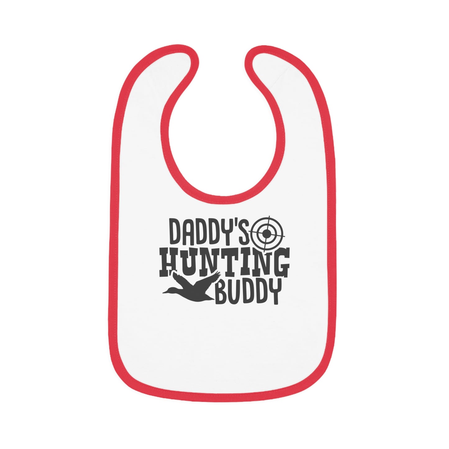 Daddy's Hunting Buddy Baby Jersey Bib