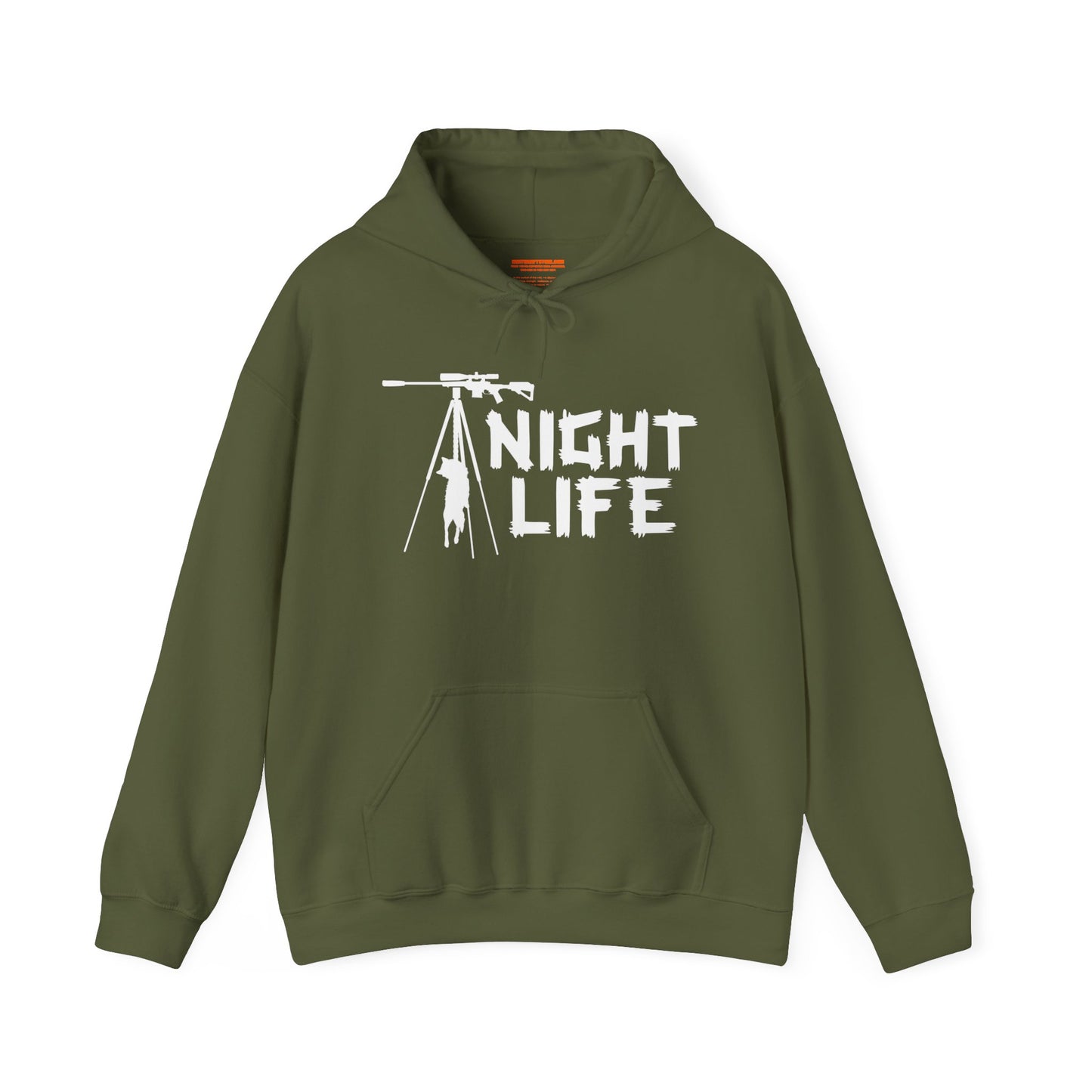 Coyote Hunting Night Night Life Hooded Sweatshirt