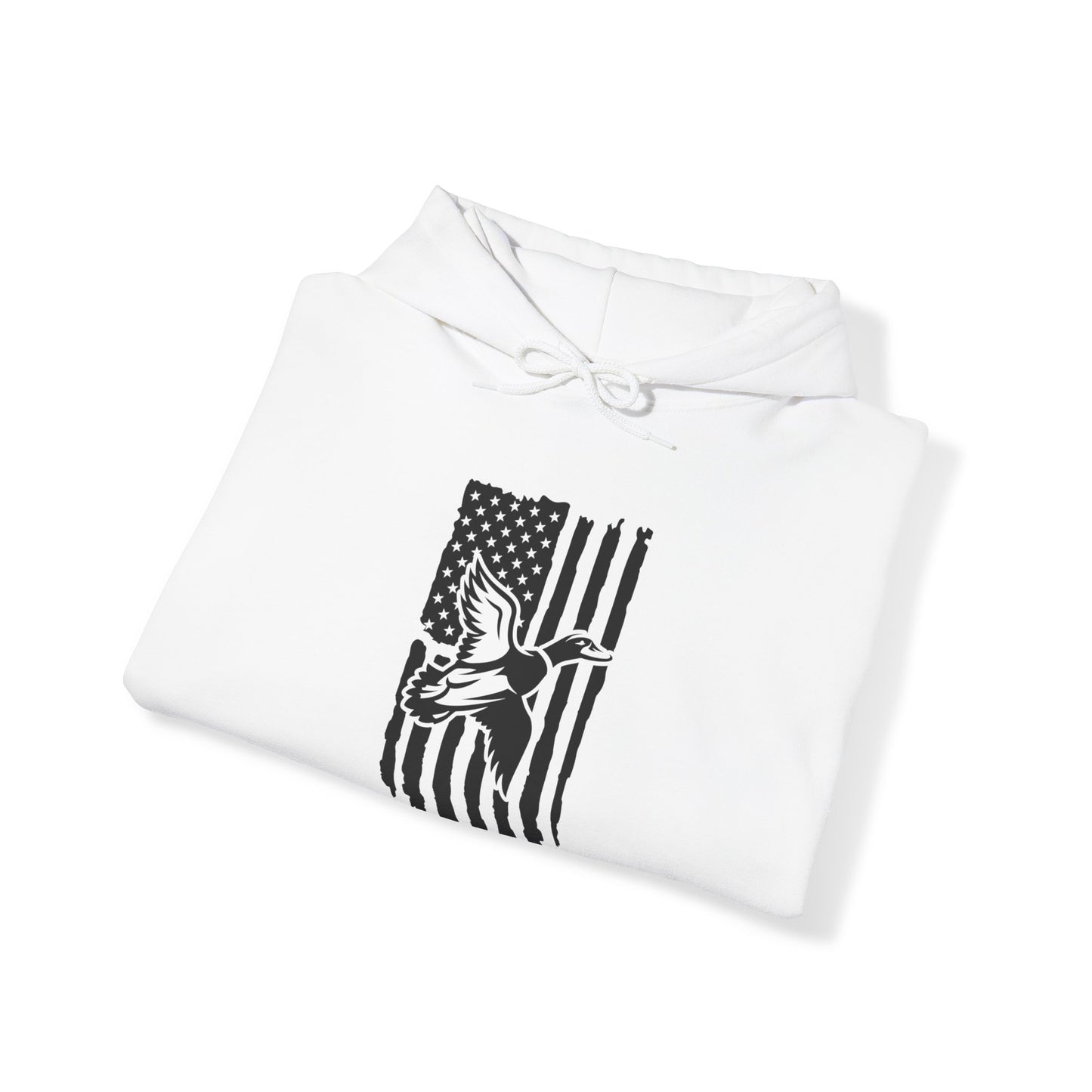 Duck American Flag Hooded Sweatshirt