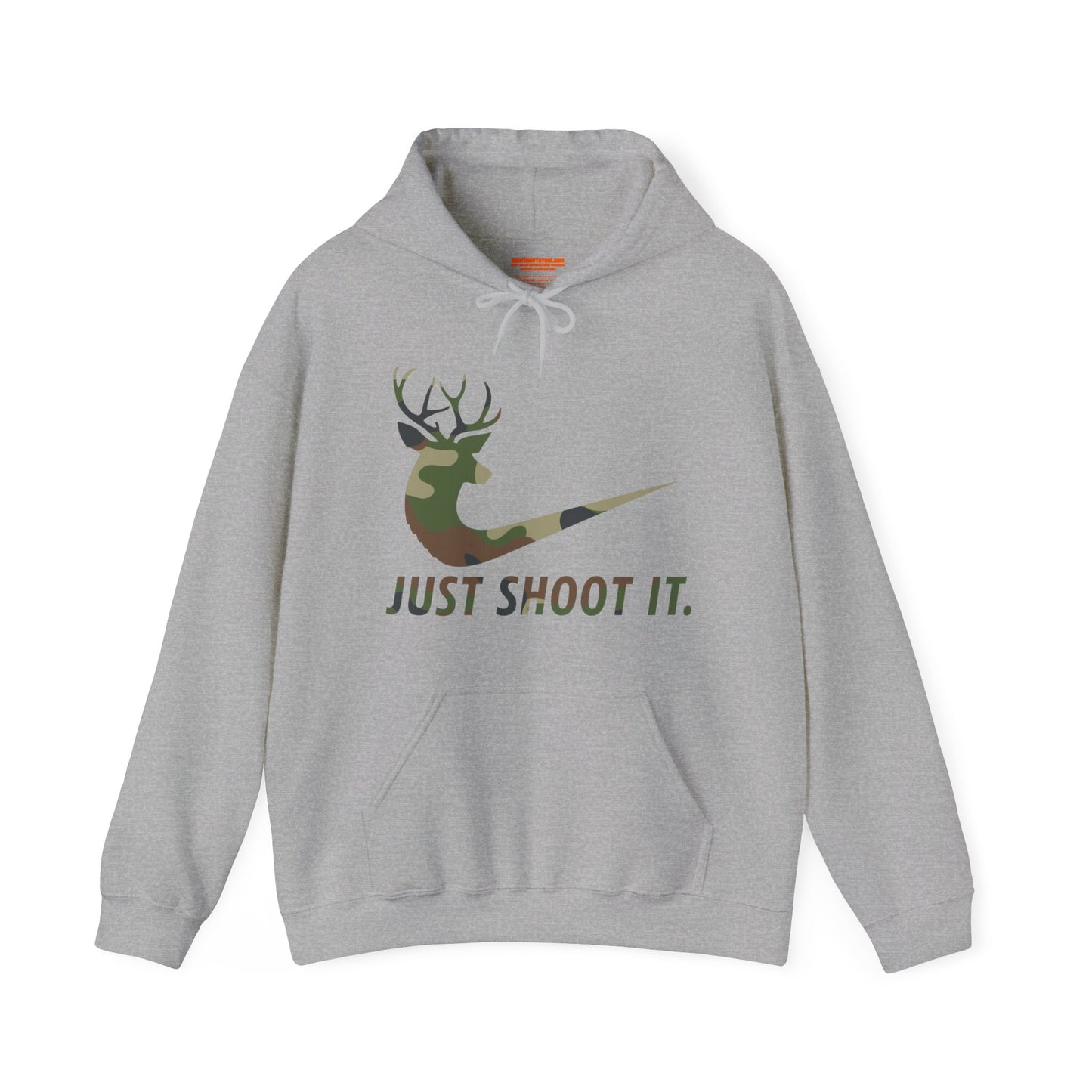 Just Shoot it Camo Hooded Sweatshirt