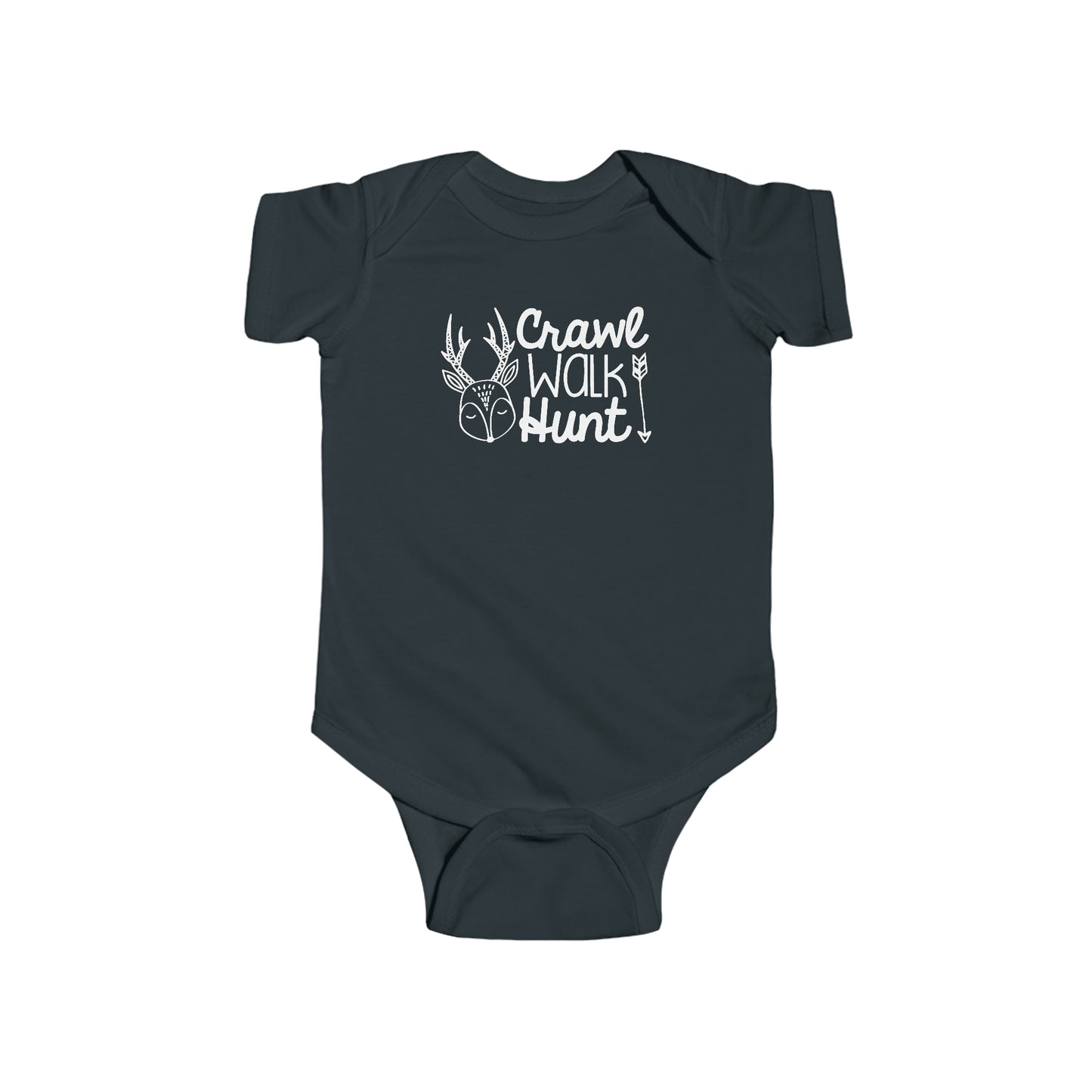 Crawl Walk Hunt Infant Fine Jersey Bodysuit