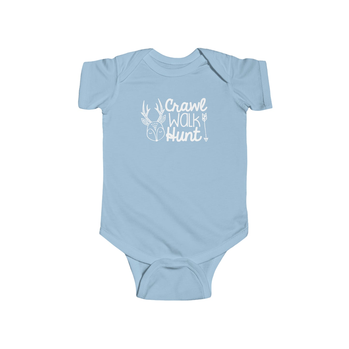 Crawl Walk Hunt Infant Fine Jersey Bodysuit