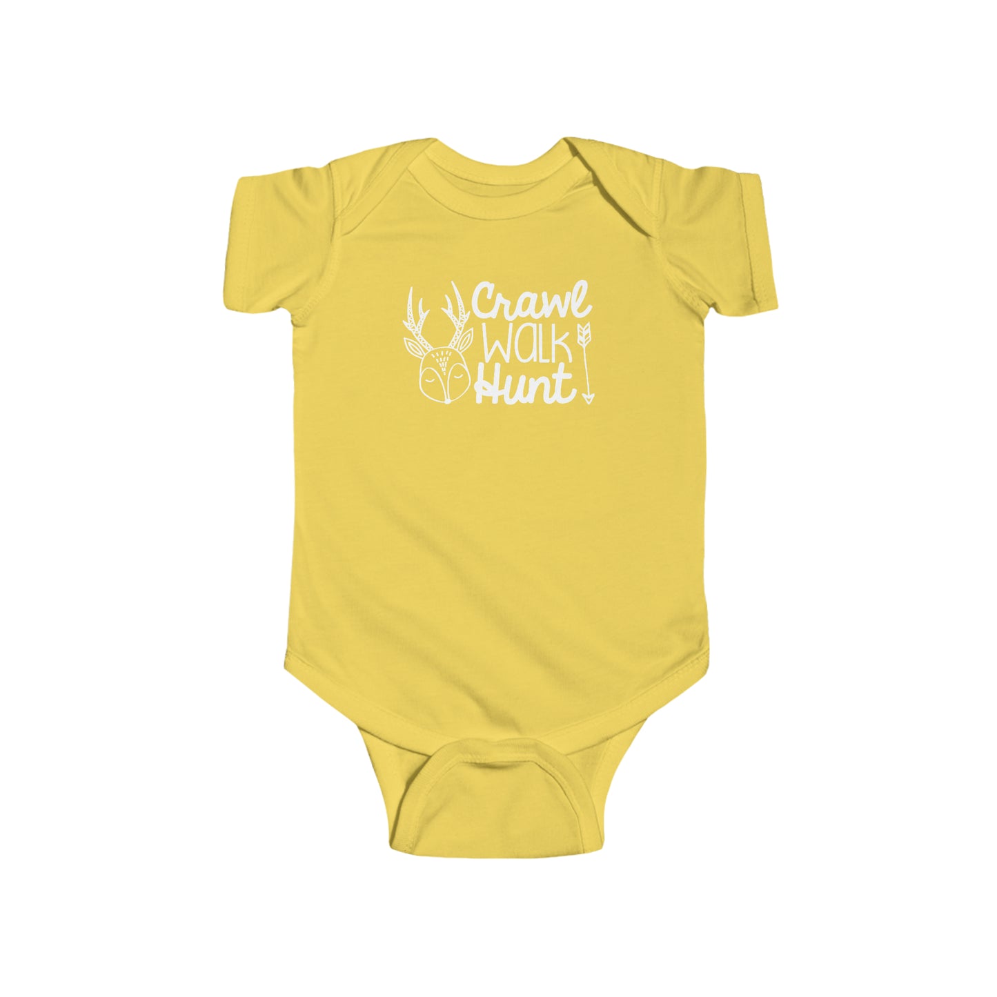 Crawl Walk Hunt Infant Fine Jersey Bodysuit