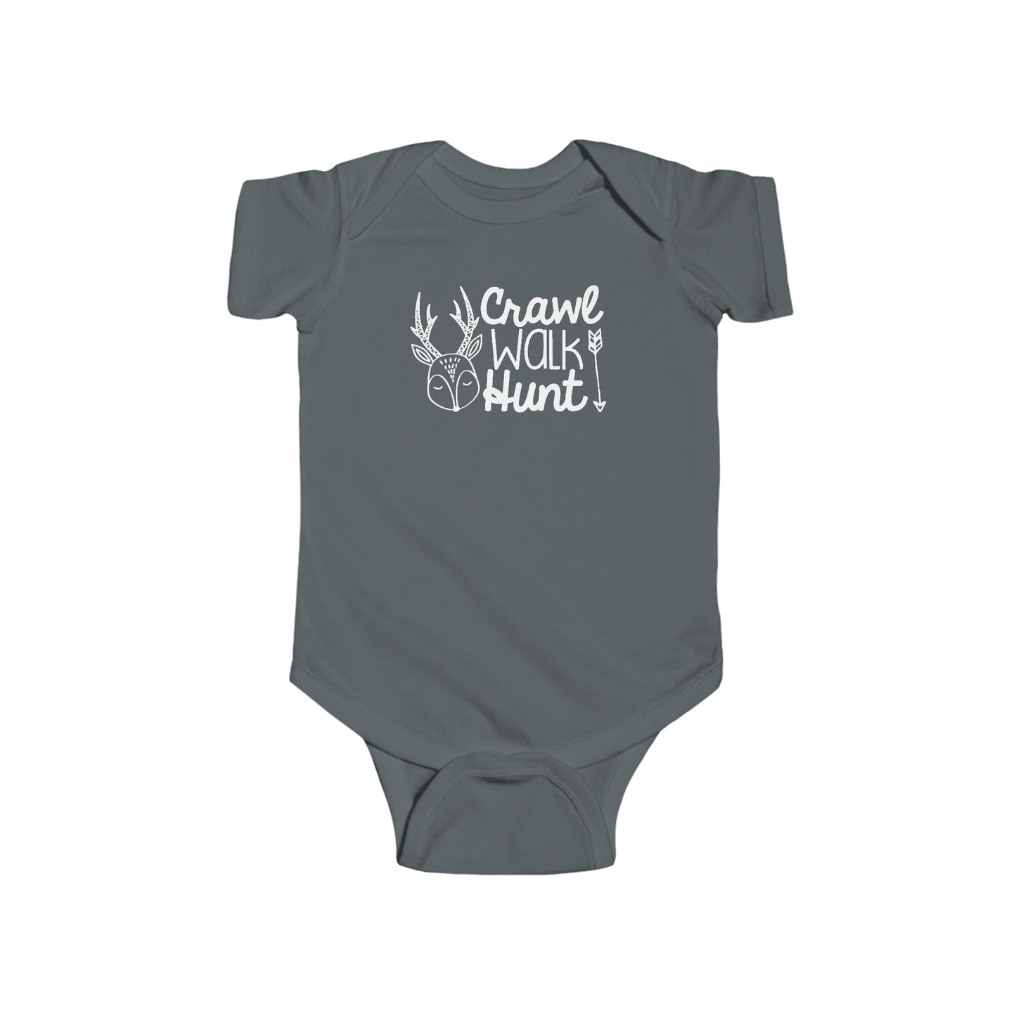 Crawl Walk Hunt Infant Fine Jersey Bodysuit