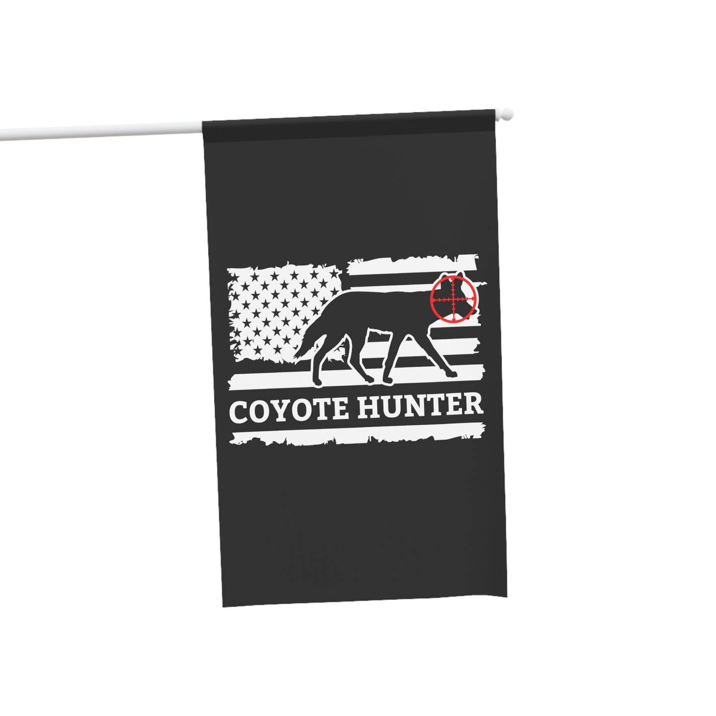 American Flag Coyote Hunter Flag