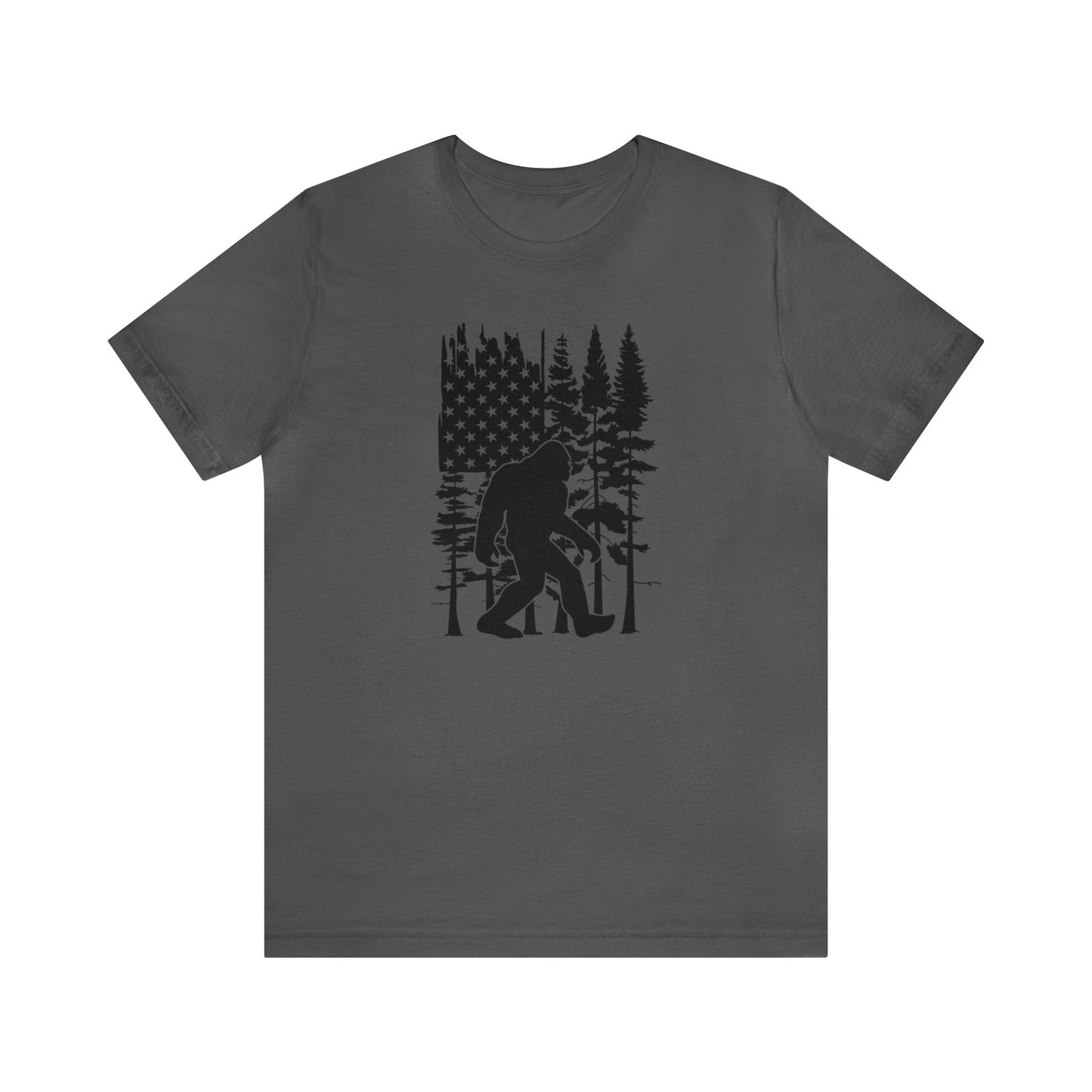 Bigfoot American Flag T-Shirt