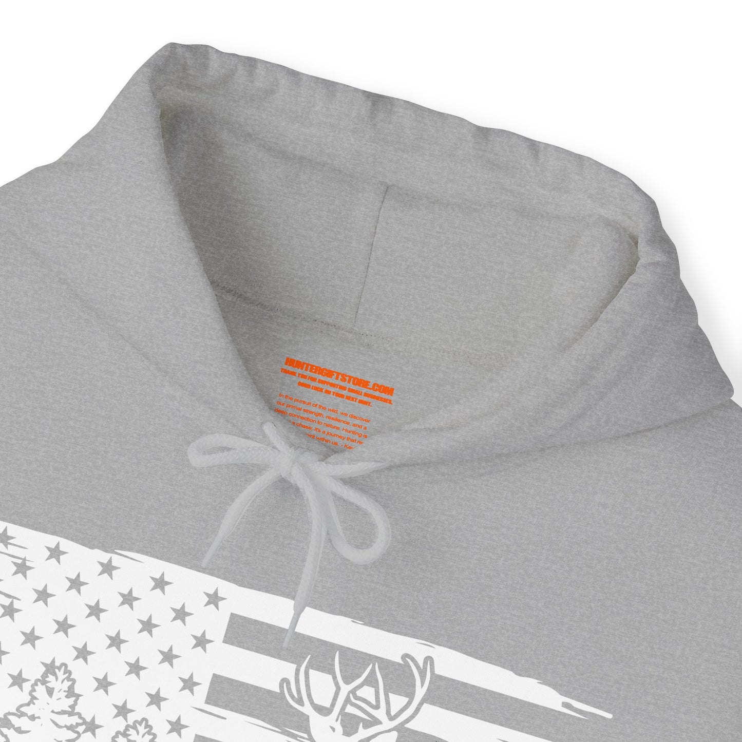 Deer American Flag Hooded Sweatshirt