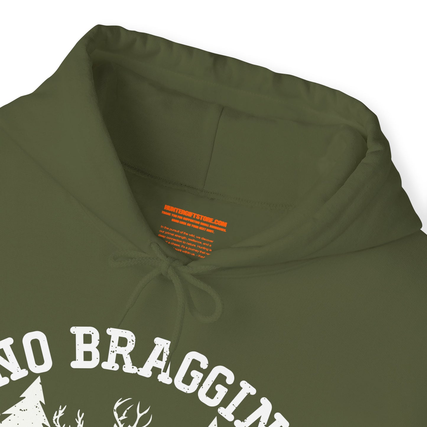 No Bragging Until Your Dragging Hooded Sweatshirt